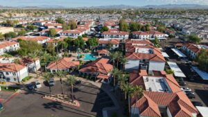 Calista Apartments Phoenix — 412-unit exterior repaint and renovation by American Exterior Systems for Knightvest Capital